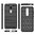 Flexi Slim Carbon Fibre Case for Nokia 5.1 Plus - Brushed Black